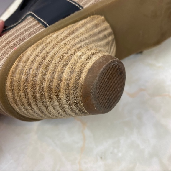 BRAKO Black Patent Leather Sandals Size EU37 - Picture 5 of 8